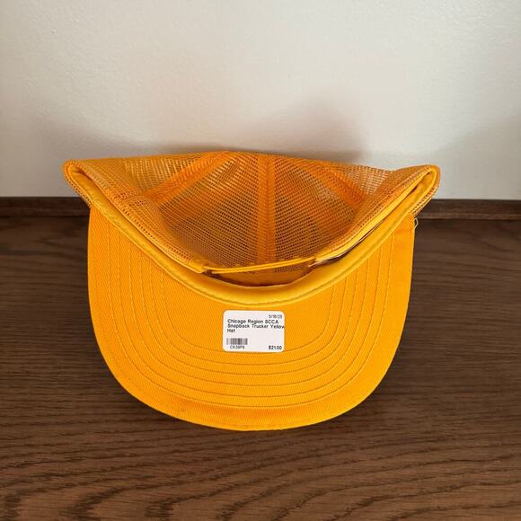 VTG never worn Chicago yellow trucker hat - Picture 5 of 5